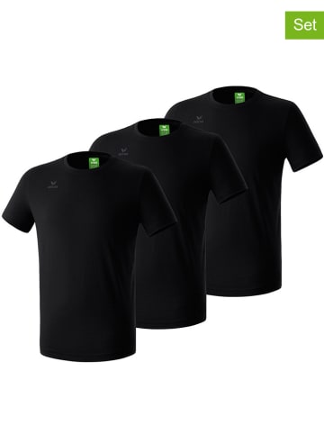 erima 3er-Set: Shirts in Schwarz