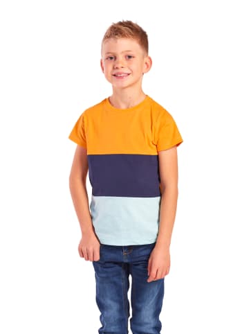 erima Shirt "Matteo" in Orange/ Dunkelblau