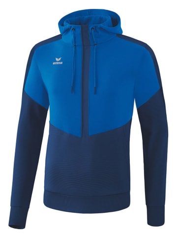erima Hoodie "Squad" in Dunkelblau/ Blau