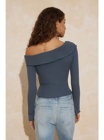 trendyol Bluse in Anthrazit