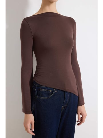 trendyol Bluse in Braun