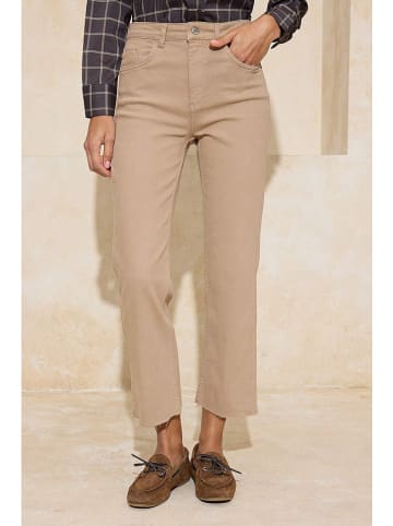 trendyol Jeans - Flare fit - in Hellbraun