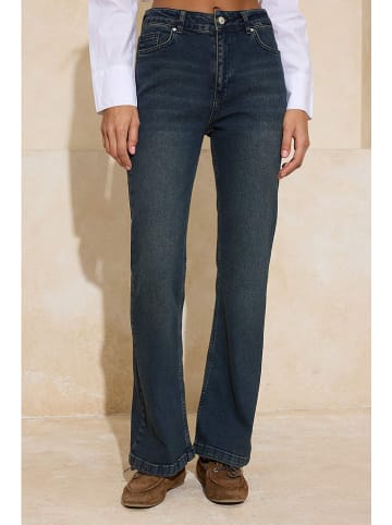 trendyol Spijkerbroek - flare fit - blauw