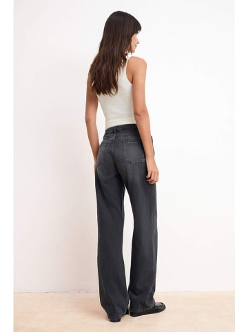 trendyol Spijkerbroek - comfort fit - antraciet