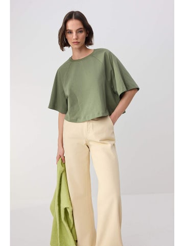 trendyol Shirt in Khaki