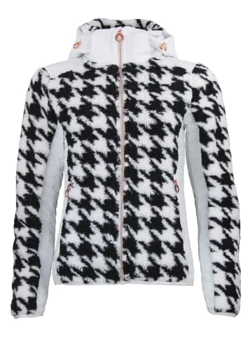 Peak Mountain Hybridjacke "Amore" in Schwarz/ Weiß