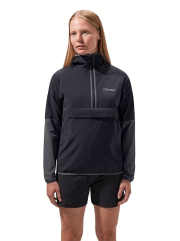 Berghaus Windbreaker "Wandermoor" zwart/grijs