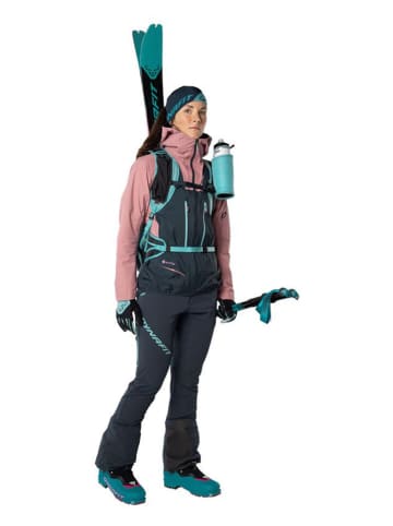 DYNAFIT Funktionsjacke "TLT" in Dunkelblau/ Rosa