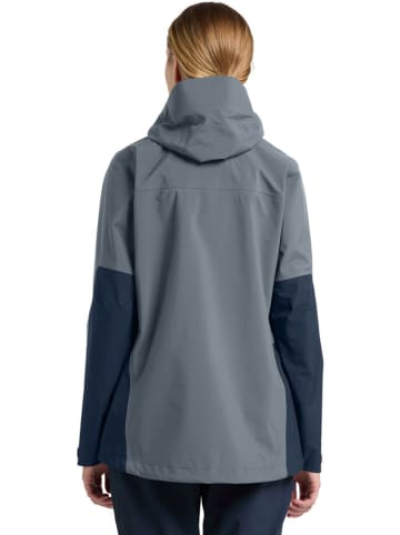 Haglöfs Kurtka funkcyjna "Roc Explore" w kolorze szaro-granatowym