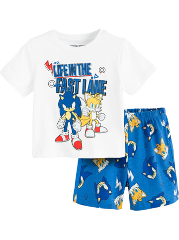 COOL CLUB Pyjama in Blau/ Weiß
