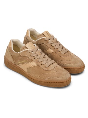 Marc O'Polo Shoes Leder-Sneakers in Hellbraun