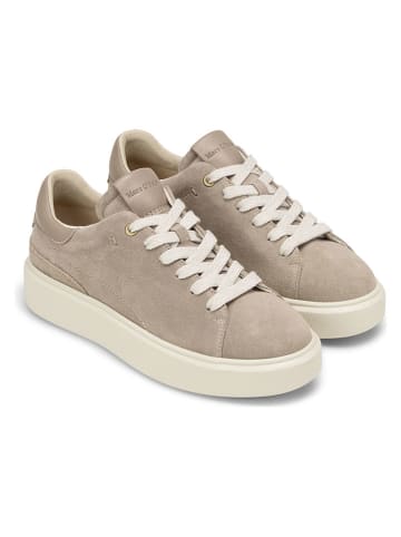 Marc O'Polo Shoes Leren sneakers taupe