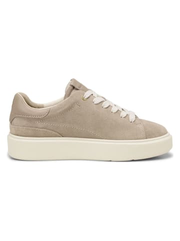 Marc O'Polo Shoes Skórzane sneakersy w kolorze szarobrązowym