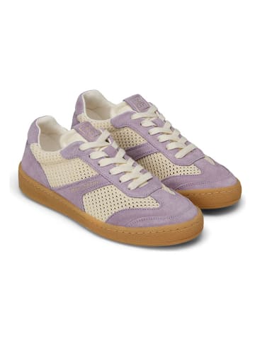 Marc O'Polo Shoes Leren sneakers paars/beige