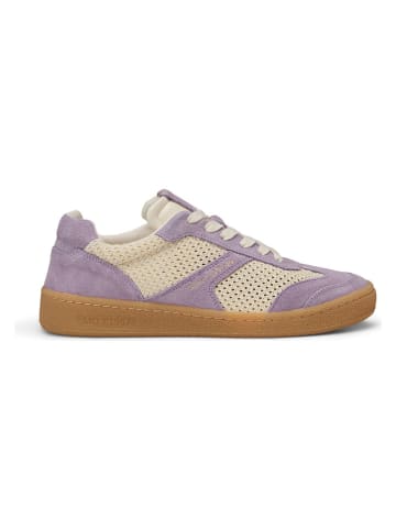 Marc O'Polo Shoes Leren sneakers paars/beige