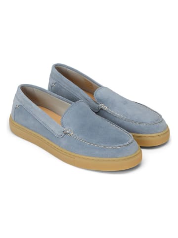 Marc O'Polo Shoes Leren mocassins lichtblauw