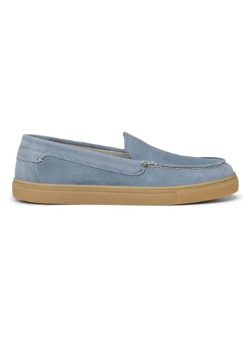 Marc O'Polo Shoes Leren mocassins lichtblauw