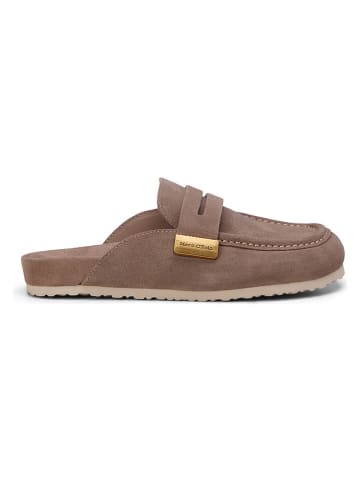 Marc O'Polo Shoes Skórzane chodaki w kolorze brązowym