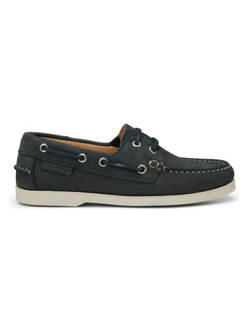 Marc O'Polo Shoes Skórzane mokasyny w kolorze granatowym