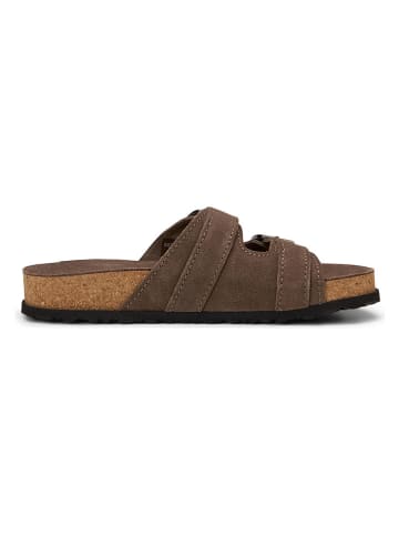 Marc O'Polo Shoes Leren slippers bruin