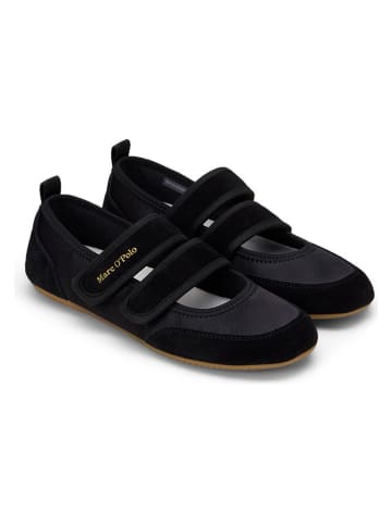 Marc O'Polo Shoes Leder-Ballerinas in Schwarz