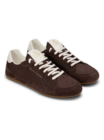 Marc O'Polo Shoes Skórzane sneakersy w kolorze brązowym
