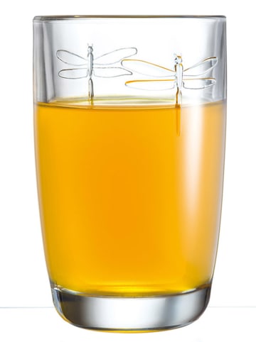 La Rochère France Szklanki (6 szt.) "Libellules" do drinków - 400 ml