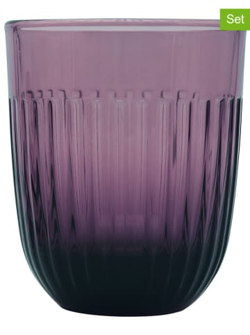 La Rochère France 6er-Set: Gläser "Ouessant" in Lila - 260 ml