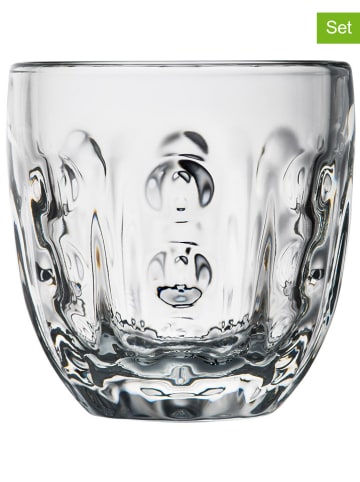 La Rochère France 6er-Set: Espressogläser "Troquet" in Transparent - 100 ml