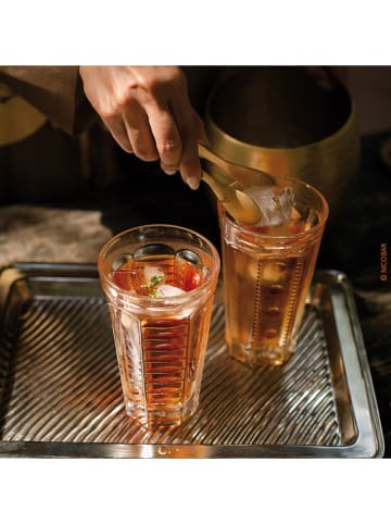 La Rochère France 4-delige set: longdrinkglazen "Saga" transparant - 350 ml
