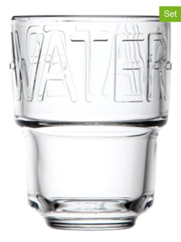 La Rochère France 6er-Set: Wassergläser "Boston" in Transparent - 250 ml