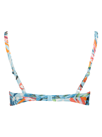Venice Beach Biustonosz bikini w kolorze błękitnym ze wzorem