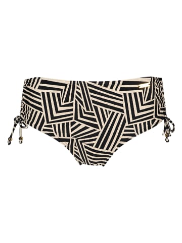 LASCANA Bikini-Hose in Beige/ Schwarz
