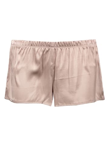 LASCANA Pyjama-Shorts in Beige
