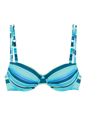 s.Oliver Biustonosz bikini w kolorze turkusowym