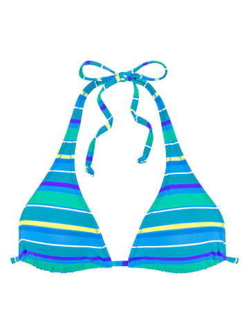 s.Oliver Bikini-Oberteil in Türkis/ Blau