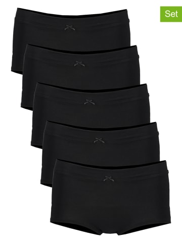 Vivance 5er-Set: Pantys in Schwarz