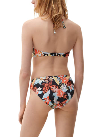 s.Oliver Figi bikini w kolorze czarno-błękitno-koralowym