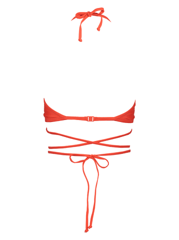 LASCANA Biustonosz bikini w kolorze czerwonym