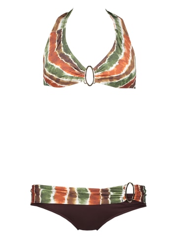 JETTE Bikini in Braun/ Khaki