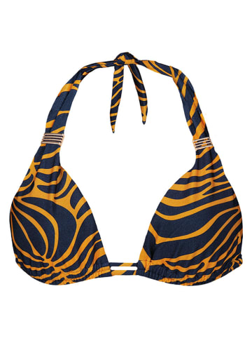 Barts Bikinitop "Indul" donkerblauw/geel