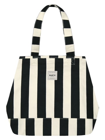 Barts Strandtasche "Juno" in Schwarz/ Creme - (B)37 x (H)36 x (T)36 cm