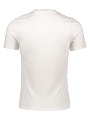 Reebok Koszulka sportowa "GB Tri-Blend Vector" w kolorze białym