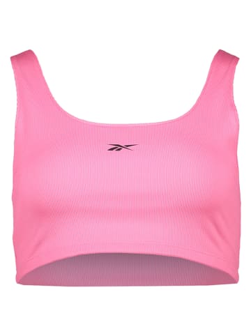 Reebok Biustonosz sportowy w kolorze jasnoróżowym