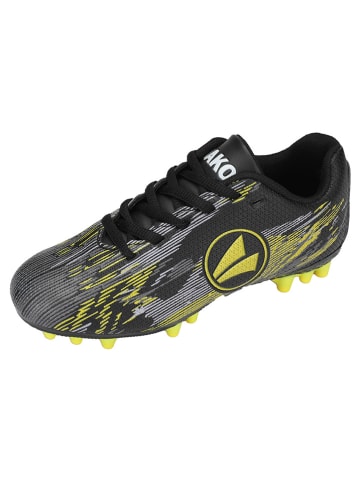 Jako Naturrasen-Fußballschuhe "Stepover" in Schwarz/ Gelb