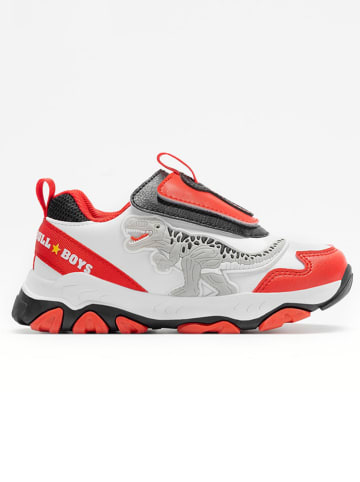 Bull Boys Sneakers "T-REX" rood/wit