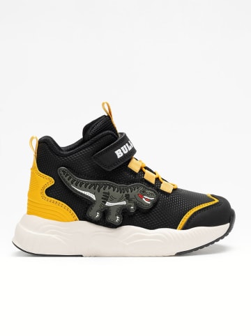 Bull Boys Sneakersy "T-Rex" w kolorze czarno-żółtym