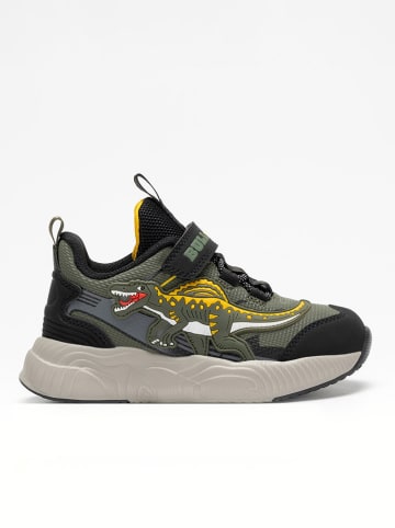 Bull Boys Sneakers "Spinosauro" zwart/kaki