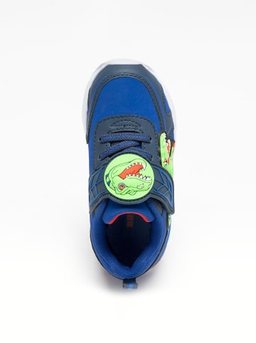 Bull Boys Sneakersy "Velociraptor" w kolorze niebiesko-zielonym