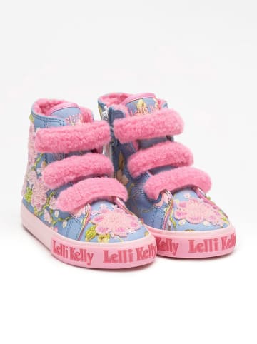 Lelli Kelly Sneakersy "Brooke 2" w kolorze jasnoróżowo-błękitnym